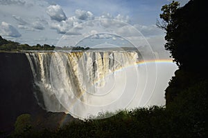 Rainbow over Victoria Falls