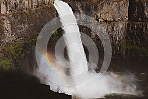 Rainbow with the Palouse Falls