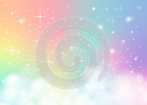 Rainbow pastel background photo