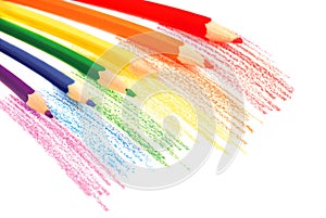 Rainbow pencils