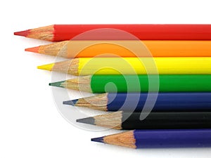 Rainbow pencils