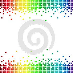 Pixel gaming abstract colourful background