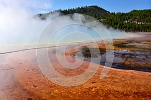 Rainbow Pool at Yellowstone National Park