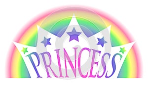 Rainbow Princess Crown