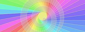 Rainbow rays with abstract background colorful vector illustration graphic design