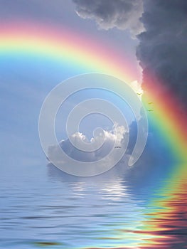 Arcobaleno riflessione 