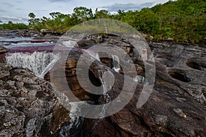 The rainbow river or five colors river is in Colombia