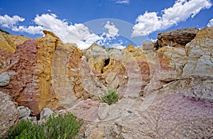 Rainbow Rocks at the Paint Mines