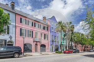 Rainbow Row in Charleston