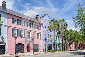 Rainbow Row in Charleston photo