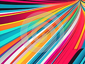 Rainbow Rush: Energetic Abstract Speed Background