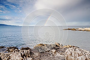 Rainbow at the sea