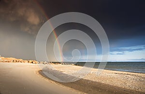 Rainbow at the sea