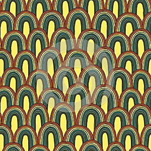 Rainbow seamless pattern