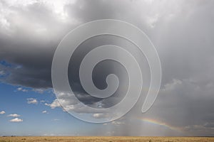 Rainbow at the Serengeti National Park