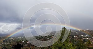 Rainbow Series: Double Rainbow over Serendipity Valley photo