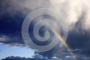 Rainbow in the sky