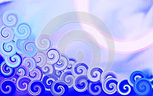 Rainbow and sky bubble