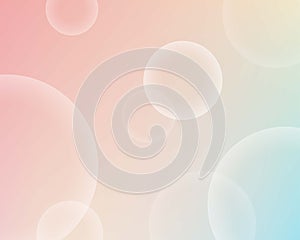 Rainbow sky galaxy bubble light background