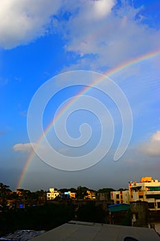 Rainbow on the sky photo