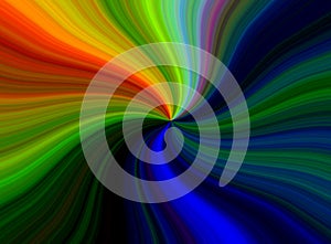 Rainbow spiral