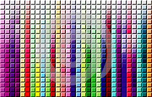 Rainbow squared background