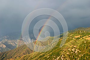 Rainbow after the storm photo