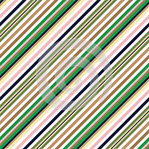 Rainbow Stripe seamless pattern background in diagonal style