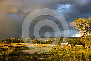 Rainbow at Tetonia