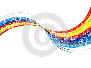 Rainbow theme concept