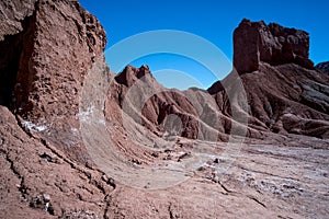 Rainbow Valley in the Atacama Desert in Chile.