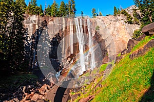 Rainbow on Vernal Falls and the Mist Trail, Yosemite National Park, California