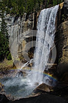 Rainbow at Vernal Falls in Yosemite National Park