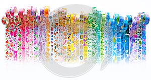 Rainbow Washi Tape Header