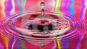 Rainbow Water Drop