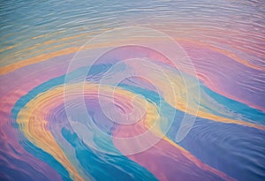 Rainbow Water Ripple Background