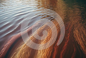 Rainbow Water Ripple Background