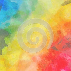 Rainbow Watercolor Background