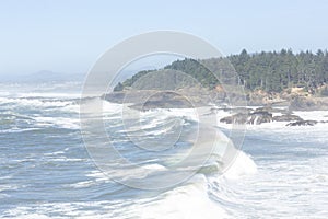 Rainbow waves rolling