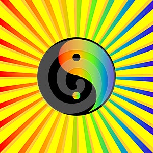 Rainbow Yin Yang