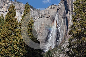 Rainbow on Yosemite Falls