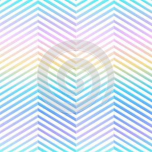 Rainbow zigzag seamless pattern
