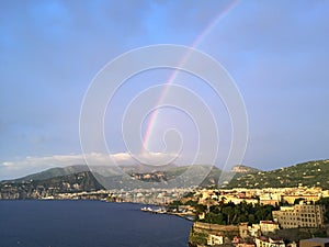 Rainbows over Sorrento, Italy