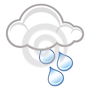 Raincloud symbol