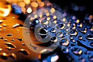 raindrops a pattern of raindrops each with a different shade of