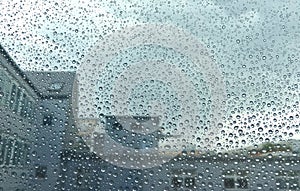 Raindrops on a window