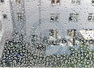 Raindrops on a window