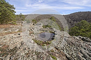 Rainfall Pond on a Rocky Outcrop