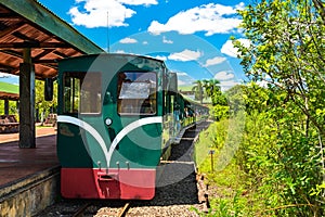 Rainforest Ecological Train at Iguazu Falls in Argentina