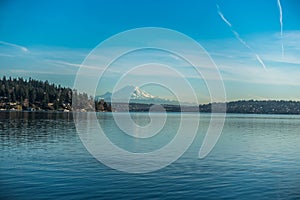 Rainier Over Lake Washington 2